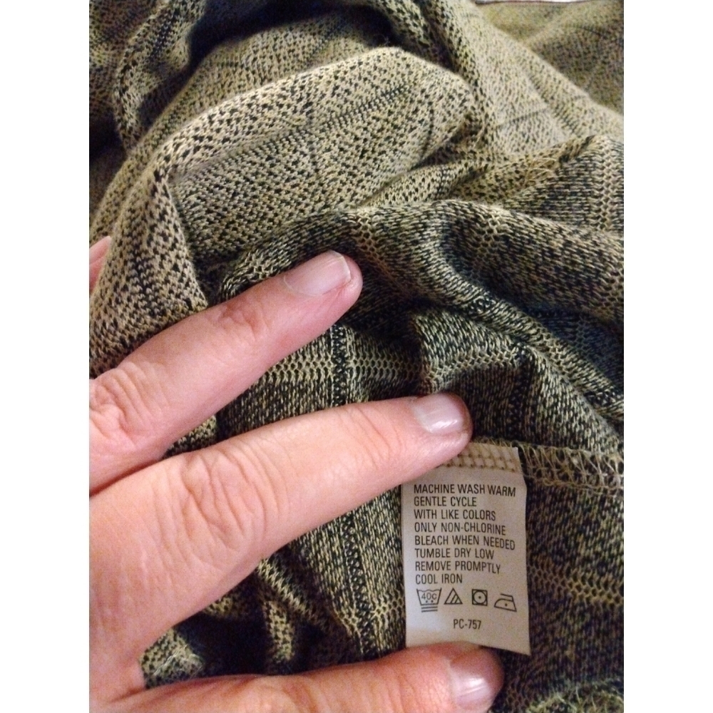 Van Heusen Long Sleeved Business/Casual Button Up Neck Collard Sweater XL - Picture 8 of 9